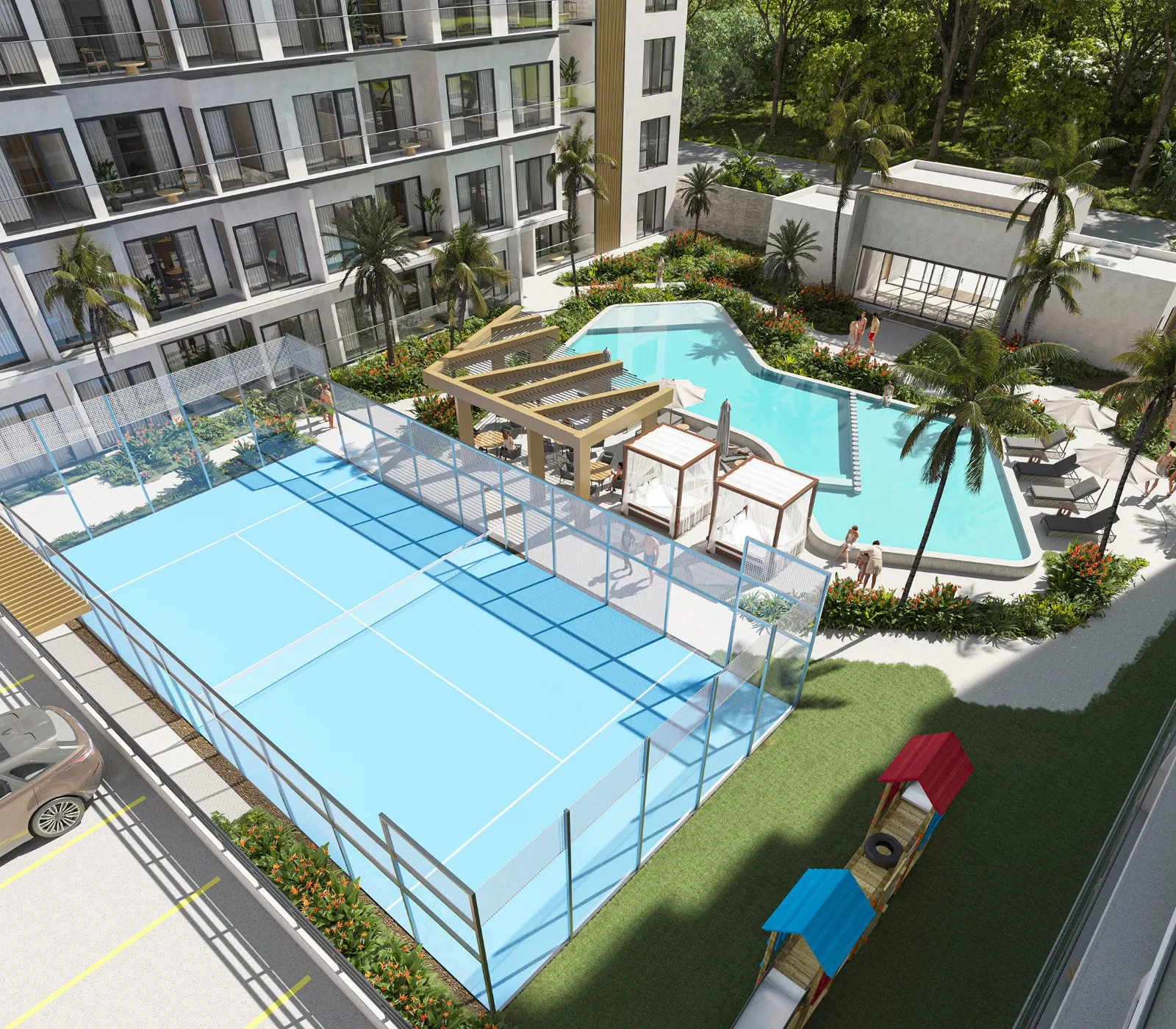 Real Aurora Residencial - Cancha pádel